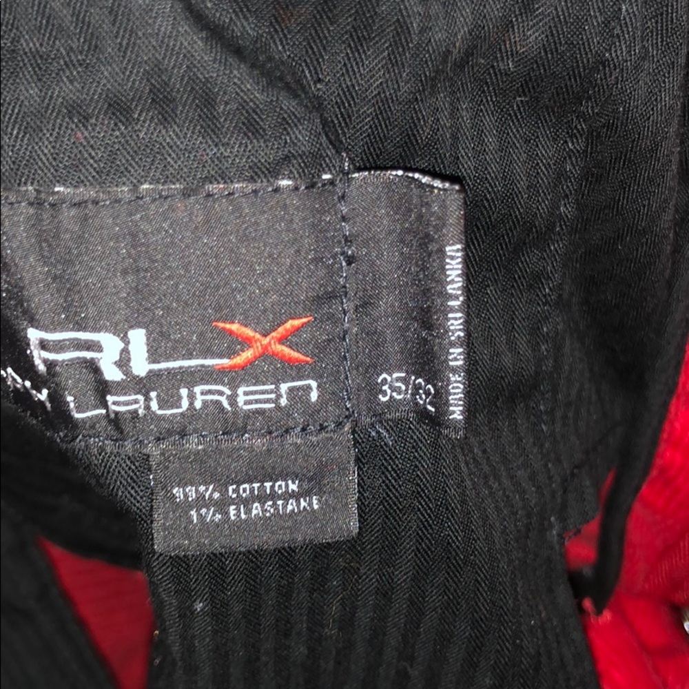 Polo RLX red corduroy pants 35/32 - Picture 2 of 2